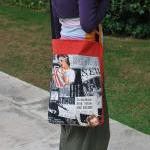Gipsy tote with pin up prin..